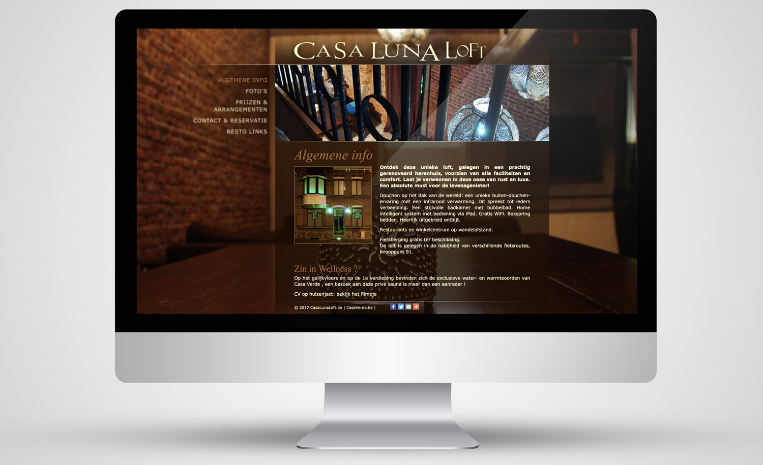 GreyClouds - webdesign | Casa Luna Loft - casalunaloft.be